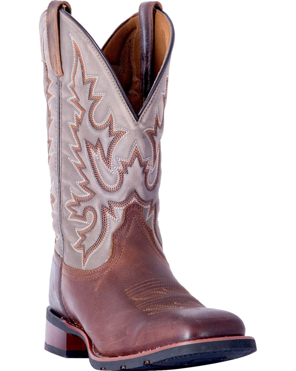 Laredo Mens Hank Saddle Brown Buckaroo Boots 62053